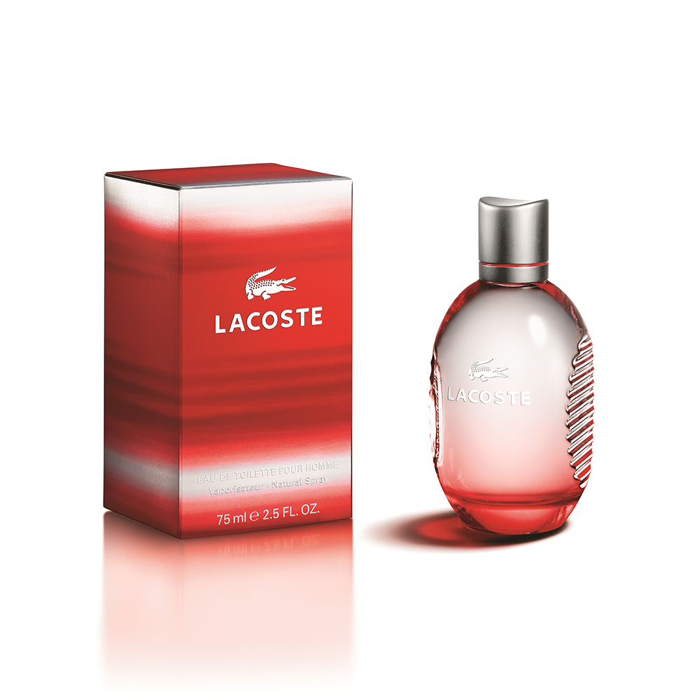 lacoste red for him