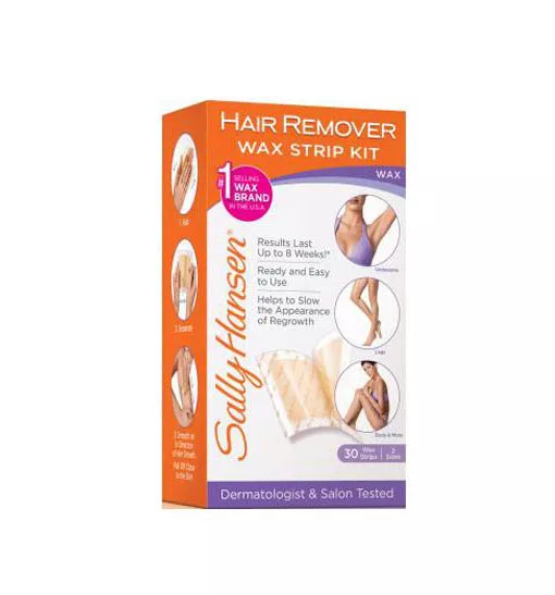 Sally Hansen Hair Remover Wax Strip Kit Body Rustan S The Beauty