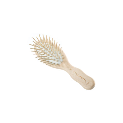 Beech Wood Pneumatic Brush With Wooden Pins Travel Size