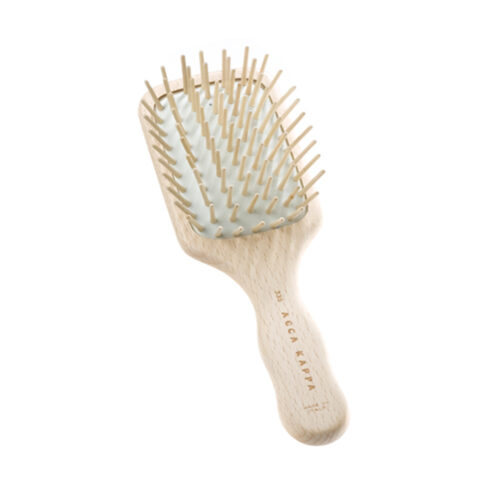 Beech Wood Paddle Brush With Wooden Pins - Travel Size