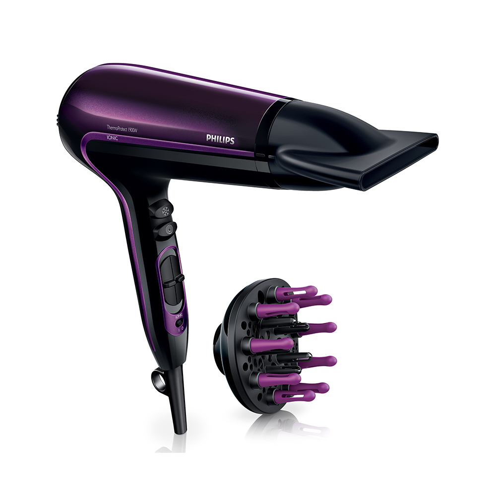 Philips Foldable Hair Dryer BHD30830 1600W  Powerful blow drying at a  lower temperature for everyday use Thermoprotect  Amazonin Beauty