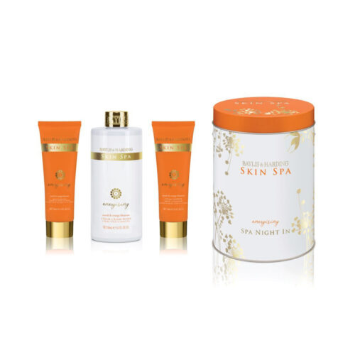 Skin Spa Energising Neroli & Orange Blossom Round Tin Can Set