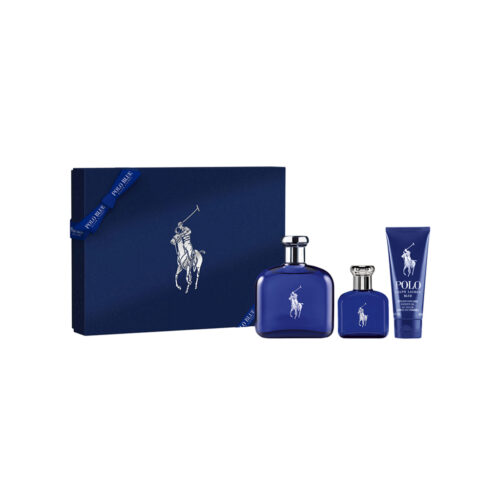 Polo Blue Eau de Toilette 3-Piece Gift Set for Men