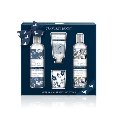The Fuzzy Duck Cotswold Floral Candle Set