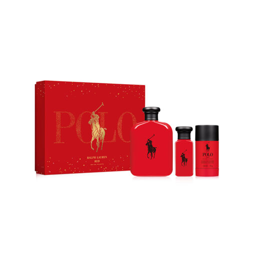 Polo Red Eau de Toilette 3-Piece Holiday Gift Set