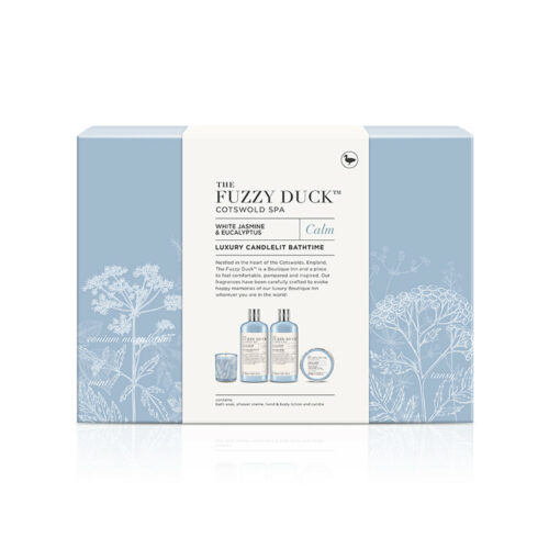 The Fuzzy Duck Cotswold Spa Luxury Candlelit Bath Time Gift Set