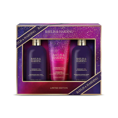 Midnight Fig & Pomegranate Luxury Bathing Essentials Gift Set