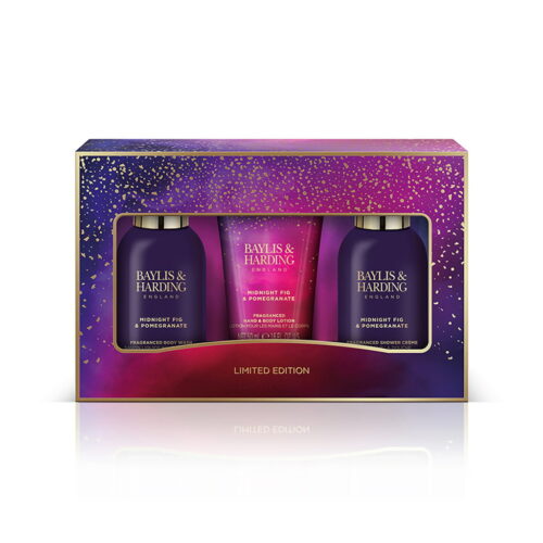 Midnight Fig & Pomegranate Luxury Bathing Mini Treats Gift Set