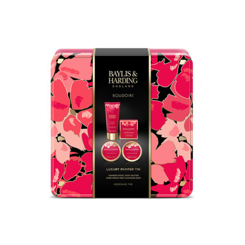 Boudiore Cherry Blossom Luxury Pamper Tin Gift Set