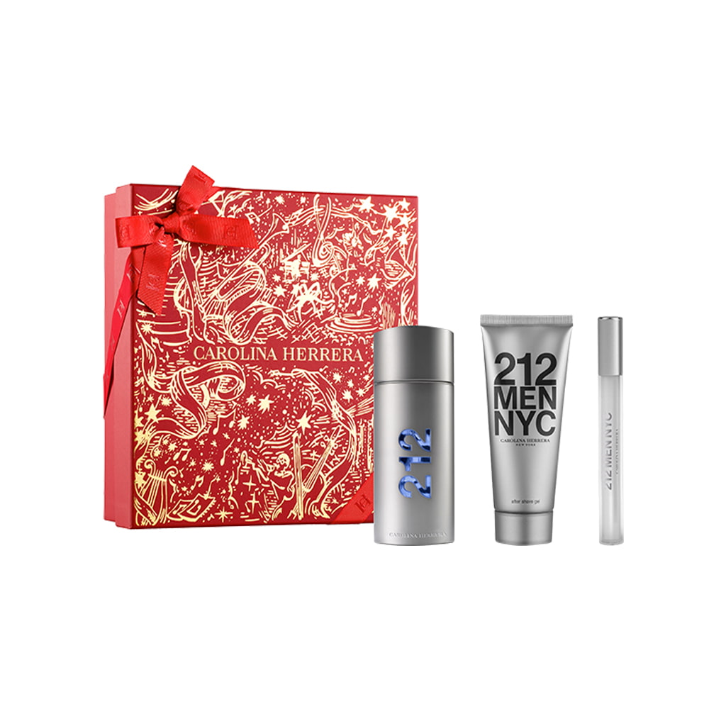 212 Men NYC Eau de Toilette 100ml + Aftershave Balm 100ml + Eau de Toilette 10ml 212 Men NYC Eau de Toilette 100ml + Aftershave Balm 100ml + Eau de Toilette 10ml