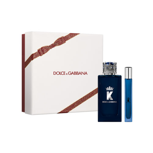 Holiday 2025 Gift Set K by Dolce&Gabbana Parfum 100ml, Travel Spray 10ml