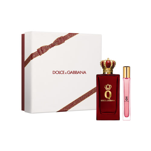 Holiday 2025 Gift Set Q by Dolce&Gabbana Parfum 100ml, Travel Spray 10ml